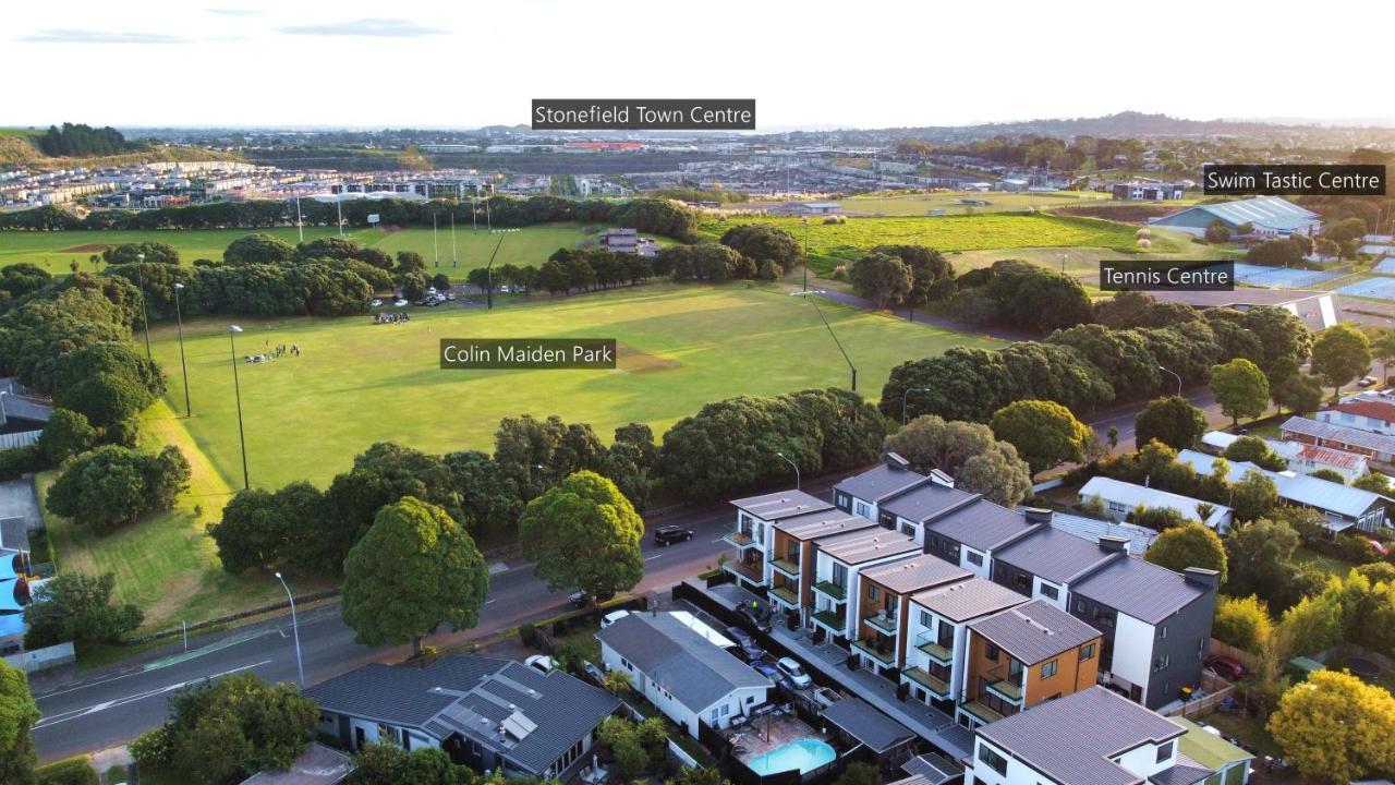 Luxury Brand New Designer Living Apartamento Auckland Exterior foto
